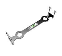 Hanzete - Livellatore per tubi dell'acqua calda e fredda, in acciaio inox, multiuso, regolabile, aiuto per montaggio e posizionamento di scaldabagni e soffioni doccia