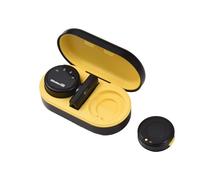 Hanzete - Microfono lavalier wireless a doppio microfono con aspirazione magnetica, riduzione del rumore, senza ritardi, tipo C, con custodia di ricarica ricaricabile, per trasmissioni in diretta,
