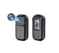 Hanzete Mini Action Camera WiFi 1080P 30fps Videocamera digitale con schermo LCD da 0,96 pollici Batteria integrata Rechrageable Rilevamento del movimento con supporto magnetico posteriore Clip Cover