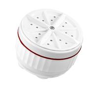 Hanzete - Mini lavatrice portatile a ultrasuoni con ventose, alimentazione USB, per casa, viaggi, viaggi di lavoro