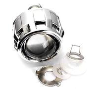 Hanzete - Mini lente bi-xeno per proiettore, 2,5", guida a destra, per lampadine H1, H4 e H7