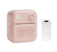 Hanzete Mini stampante tascabile termica portatile per stampa fotografica istantanea macchina per etichette BT Wireless Connect compatibile con app Android o iOS, supporta etichette per ricevute,