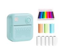 Hanzete Mini stampante tascabile termica portatile per stampa fotografica istantanea macchina per etichette BT Wireless Connect compatibile con app Android o iOS, supporta etichette per ricevute,