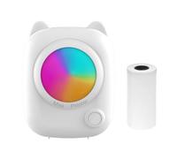 Hanzete Mini stampante termica istantanea istantanea tascabile per etichettatrice BT Wireless Connect compatibile con app Android o iOS, supporta etichette per ricevute, memo, adesivi, appunti, album