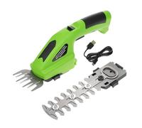Hanzete, Tagliasiepi senza fili, 2 in 1, tagliasiepi portatile, 7,2 V, elettrico con cavo di ricarica USB, cesoia leggera e portatile, per giardino, cortile, prato