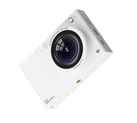 Hanzete - Videocamera digitale portatile 4K CCD WiFi, 64 MP, schermo IPS da 2,83 pollici, con messa a fuoco manuale/automatica zoom digitale 28x, flash integrato, filtro 80, effetti di compleanno,