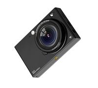 Hanzete - Videocamera digitale portatile 4K CCD WiFi, 64 MP, schermo IPS da 2,83 pollici, con messa a fuoco manuale/automatica zoom digitale 28x, flash integrato, filtro 80, effetti di compleanno,