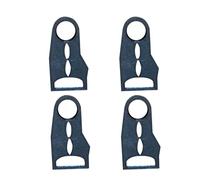 HANZOU 4 pezzi serratura della porta auto fonoassorbente serranda tampone adatto for Lada, Granta Kalina Datsun rumore silenzioso sordo guarnizione insonorizzante ammortizzatore per apertura portiera