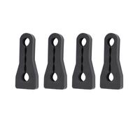 HANZOU 4 pezzi serratura porta auto fonoassorbente serranda tampone adatta for Hyundai, Creta Solaris Accent adatta for KIA, Sportage Rio tintinnio stride sigillo sordo ammortizzatore per apertura por
