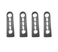 HANZOU 4 pezzi serratura portiera auto fonoassorbente serranda buffer guarnizione antirumore tappo adatto for Nissan, Pathfinder R51 2005 - 2012 Navara Frontier D40 ammortizzatore per apertura portier