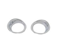 HANZOU Copri-lampada fendinebbia anteriore for auto, adatto for Toyota, Prius 2019 2020 Hatchback, copri-lampada, accessori kit di finitura per griglia faro