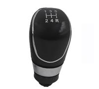 HANZOU Pomello del cambio leva interruttore maniglia in pelle adatta for Ford B-Max 2012-2017 cambio manuale maniglia 5 6 velocità Sostituzione cuffia cambio(5 speed black)