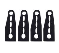 HANZOU Serratura della portiera dell'auto fonoassorbente serranda tampone adatta for Ford, Focus 3 Kuga 2 Fuga bordo tintinnio stride rumore silenzioso sordo insonorizzazione ammortizzatore per apertu