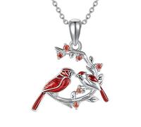 Hao Wu Xuan 1 Pz Creativo Albero Cardinale Ramo Pendente Collana Moda Uomini e Donne Fede Gioielli Accessori Coppia Regalo Perfetto