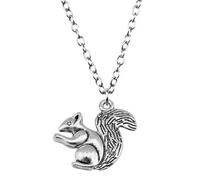 Hao Wu Xuan 2 colori 21x21mm Gioielli con collana scoiattolo per donne