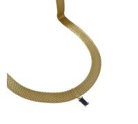 Hao Wu Xuan 2021 Classico Serpente Cubo Placcato in Oro Catena Rotolo Collana per Le Donne Ampio Ciondolo in Cristallo Cavo Magico Bitcoin Collane Gioielli