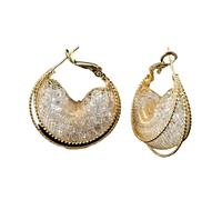 Hao Wu Xuan 2024 Trend Orecchini A Forma di Cuore in Acciaio Inossidabile per Le Donne Set di Gioielli di Orecchini Vintage con Zircone Naturale