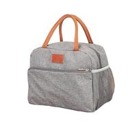 Hao Wu Xuan Borsa termica termica per il pranzo, riutilizzabile, ad alta capacità, per alimenti, spiaggia, viaggi