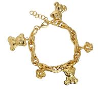 Hao Wu Xuan Bracciale Placcato di Lusso per Le Donne Corona Charms bracciali Regolabile Mano Catena di Collegamento Festa di Fidanzamento Regalo di San Valentino