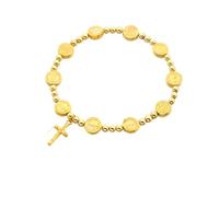 Hao Wu Xuan Bracciali cattolici Coss Bead per Le Donne, Gioielli delle Religioni della Carta Rotonda di Gesù