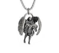 Hao Wu Xuan Classico Dio Angelo Redenzione Ragazza Pendente Collana Uomo Donna Retro Punk Trend Gioielli Regalo