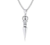 Hao Wu Xuan Collana da Uomo Collane con Ciondolo per Uomini Ragazzi, Buddismo Tibetano Vajrayana Dorje Collane, Amuleto Protezione Gioielli Regali Moda