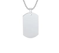 Hao Wu Xuan Collana da Uomo Collane Personalizzate per piastrine per Uomo, Medaglie Militari incise Personalizza con Le tue Parole Regalo di Compleanno di San Valentino Moda