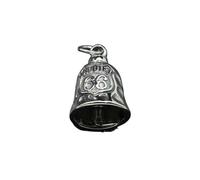 Hao Wu Xuan Collana Vintage Silver-Color Six-Character Mantra Bell Ciondolo per Uomini e Donne Collana Accessori Moto Moda