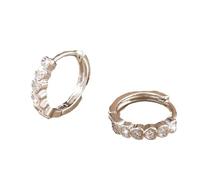 Hao Wu Xuan Cuore Orecchio Rotondo Fibbia Orecchini da Donna Pendientes Dorados per Donna Piercing Aretes Mujer Moda Pendientes Tous
