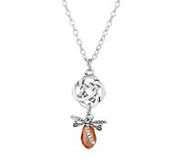 Hao Wu Xuan dongsheng Moda Film Gioielli Outlander Libellula Collana Cristallo Hollow-out Nodo Ciondolo e Collana per Gli Uomini Donne Ragazza Regalo