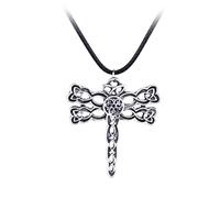 Hao Wu Xuan dongsheng TV Intorno Outland Collana Libellula Pendente Collana Donne Girocollo Collana Cavo di Cuoio Corda Charms Collana-30
