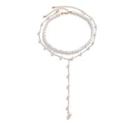 Hao Wu Xuan Elegante imitare Perla Catena Girocollo Nappe Pendente Collana per Le Ragazze Gioielli Tendenza Vacanza Regali di Nozze 327