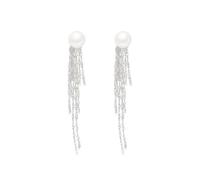 Hao Wu Xuan Elegante Perla Nappa Ciondola Orecchini Perle Bisuteria Gioielli per Le Donne Moda Orecchini Lunghi Donna Nieuw in Oorbellen