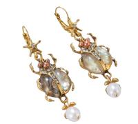 Hao Wu Xuan Europeo e Americano Vintage esagerato Insetto Ciondolo Orecchini Signore Personalizzato Creativo Partito Gioielli Regalo Stile Bohemien