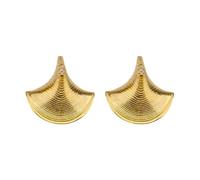 Hao Wu Xuan Fan Clear Zircon Post Orecchini per Le Donne Gioielli Accessori da Indossare Tutti I Giorni Stili alla Moda C1898
