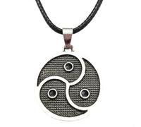 Hao Wu Xuan Fashion BDSM Logo Emblema Charm Pendente Cinquanta Sfumature di Grigio Uomini Collana prezzie