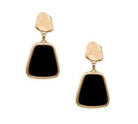 Hao Wu Xuan Grandi Orecchini in Smalto Nero per Le Donne di Moda Classica Grande Irregolare Dichiarazione Gioielli Designer Stile Regali Partito 002