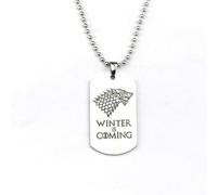 Hao Wu Xuan l'inverno Sta arrivando Casa Stark Testa di Lupo Ciondolo Collana Ghiaccio E Fuoco Llaveros di Regali di Film