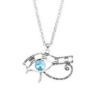 Hao Wu Xuan L'occhio di Horus Collane Pendenti retrò dei Dell'egitto Collana Modello Pendente per Uomo Donna Lega Gioielli