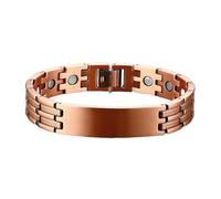 Hao Wu Xuan Mens Rame Salute Guarigione Terapia Braccialetto Wristband 8.3 Pollici per Strumento Regolabile Gratuito