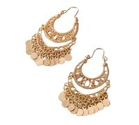 Hao Wu Xuan Moda Bohémien Trendy Gold Sequils Nappa Orecchini Pendenti da Donna Lusso Stile Etnico Festa Accessori Regalo da Sposa