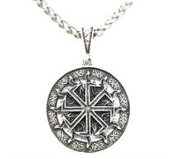 Hao Wu Xuan Moda Slavic Ciondolo Collana per Le Donne degli Uomini Sole Amuleto Talismano Pendenti Charms per La Fabbricazione di Forniture pricee