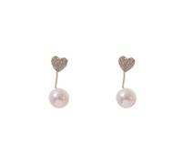 Hao Wu Xuan Ohrringe Aretes Mujer Moda Love Imitation Pearl Earrings Dangle Earrings Boucles D'oreilles Femme Pendientes Tous