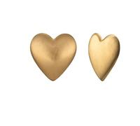 Hao Wu Xuan Orecchini a Bottone d'Amore a Cuore Grande per Le Donne, Regalo di Fascino di Moda Impermeabile Opaco in Acciaio Inossidabile