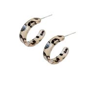 Hao Wu Xuan Orecchini a Cerchio in Acrilico Orecchini a Bottone da Donna Orecchini a Bottone da Donna Trend Twist Elegante Orecchino ad Anello