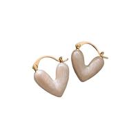 Hao Wu Xuan Orecchini a Perno a Cuore alla Moda per Le Donne Coreano Elegante Luce di Lusso Amore ciondola orecchino Moda Semplice Gioielli Ragazze Regalo
