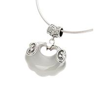 Hao Wu Xuan Originalità r Nuvole di Buon auspicio Breve Stile Semplice Collana Bianca per Le Donne Clavicola Catena Gioielli in Stile Cinese