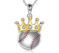 Hao Wu Xuan Ragazzi alla Moda Gioventù Sport Stile Baseball Corona Ciondolo Collana Trendy Casual Collana Gioielli Accessori Regali di Compleanno