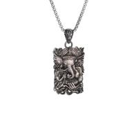 Hao Wu Xuan retrò Squisito Elefante Dio Pendente Collana Uomini e Donne Moda Saggezza Dio Fortuna Amuleto Gioielli Accessori