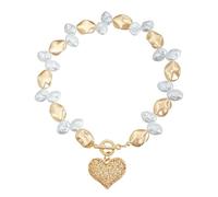 Hao Wu Xuan Scava Fuori Cuore Perla Clavicola Catena Amore Collana Esagerato Grosso Dichiarazione Fascino Collane Femminile per Le Signore